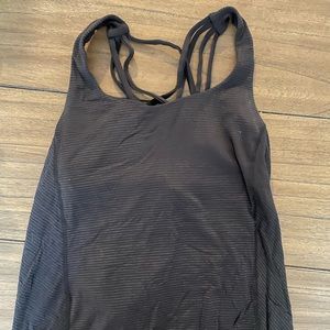Backless Lululemon Tank with Built In Bra